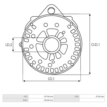ARC3235S Alternator Rectifier as-pl