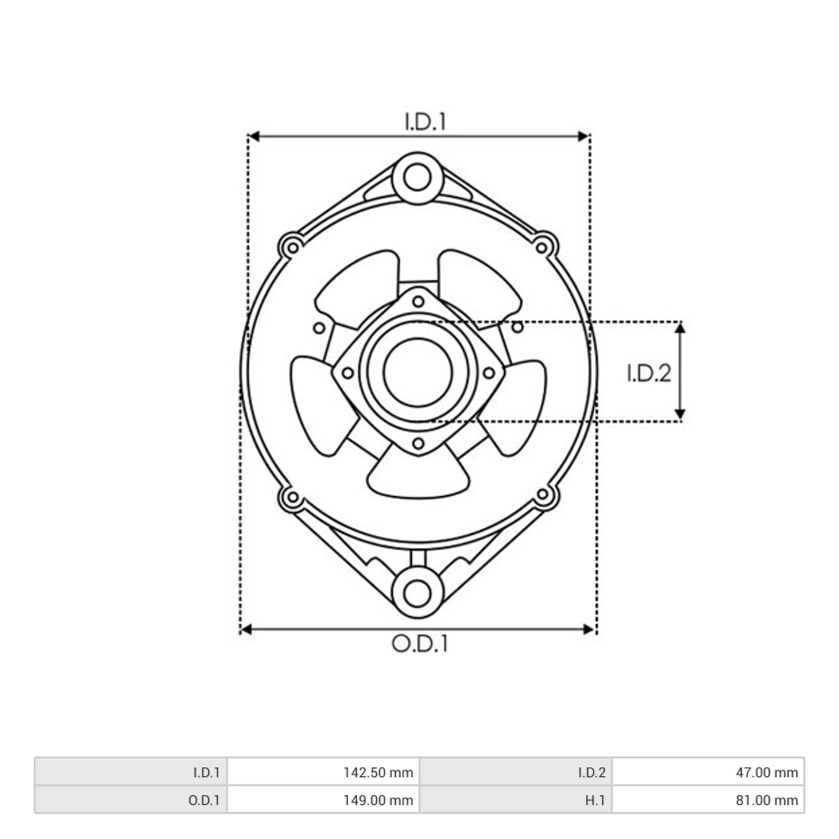 ABR0156S Alternator bracket