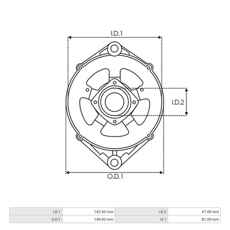 ABR0156S Alternator bracket