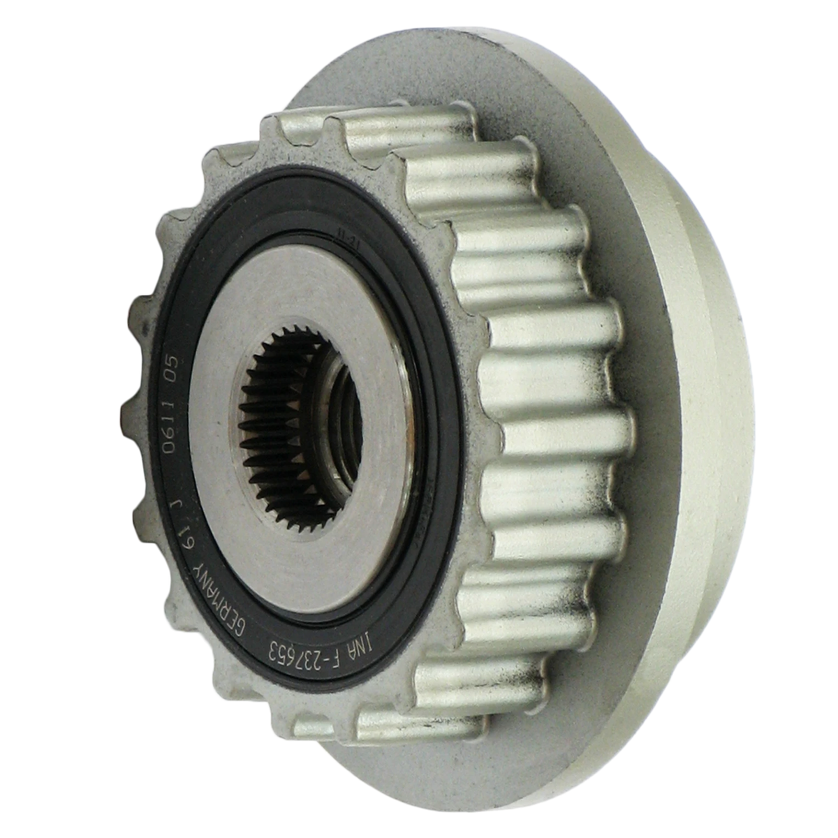 AFP0025 INA Alternator freewheel pulley 0120000007 0120000008 
0121615013 0121615025 0121615026 070903024H 0121615029 0124615031 0121615129 0124625013 0124625018 0121715004 070903024B 0 121 715 004 07 903 024 B 0121715033 070903024C DELPHI 10480488 072903021B LR1190913 LR1190-913 07Z903021E