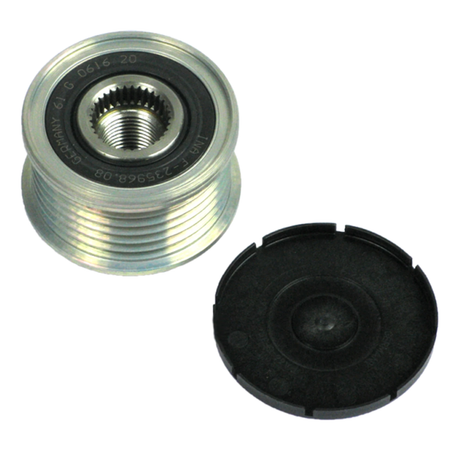 AFP0045 INA Alternator freewheel pulley MERCEDES BOSCH 234796 332308 CARGO AFP0045 FP0045(INA) AS CCP90165GS CASCO CQ1040082 CQ 6461500260 6481550015 A6461500260 MERCEDES A6461500360 A6481550015 MERCEDES 1114381 POWERMAX 24-91293 WAI TRANSPO EC4273 WOODAUTO