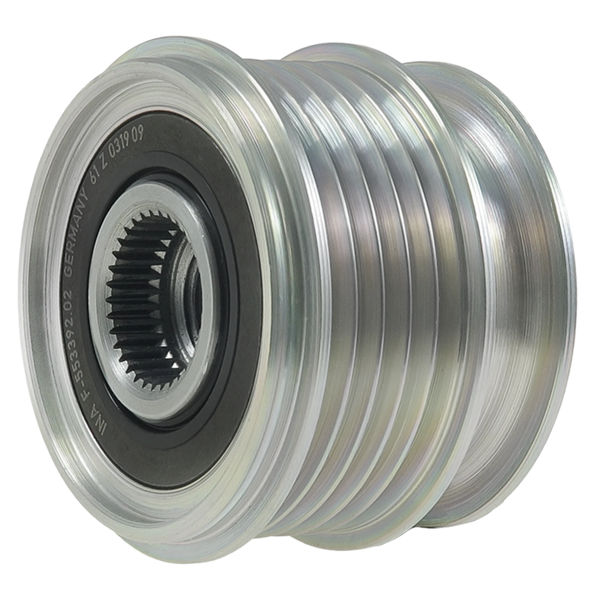 AFP0052 INA Bosch Alternator freewheel pulley F00M349813 F00M391113 F00M391139 F 00M 349 813 F 00M 391 113 F 00M 391 139 F-553392 F-553392.01 F553392 F55339201 5350121000 535012110 CARGO 235732 F032235732 VOLVO 30667682 0121615005 0121615050 
0121615105 0121715008 0121715079 30659341 0121715108 0121715179 
0125711002 0125711047 0125711158 
0125711179 0125811005 0125811020 
0125811109 0125811110 6G9N10300JD 6G9N-10300-JD 
6G9N10300HD 6G9N-10300-HD 30659131 ford