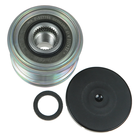 AFP3018(INA) Alternator freewheel pulley 1987945414 F00M147906 F00M991054 F00M992723 BOSCH F-550181 F-550181.03 F-550181.04 F-550181.05 F-550181.4 F-550181.5 F-557755 F-557755.01 F-557755.02 F-557755.03 F-557755.04 INA 5350117000 535011710 5350105000 535010510 LUK 940113010027 940113010058 MAGNETI MARELLI 7700110616 7701477689 8200548796 RENAULT 2602881 2604211 588004 588023 593610 595210 VALEO 06E903119K VW VAG