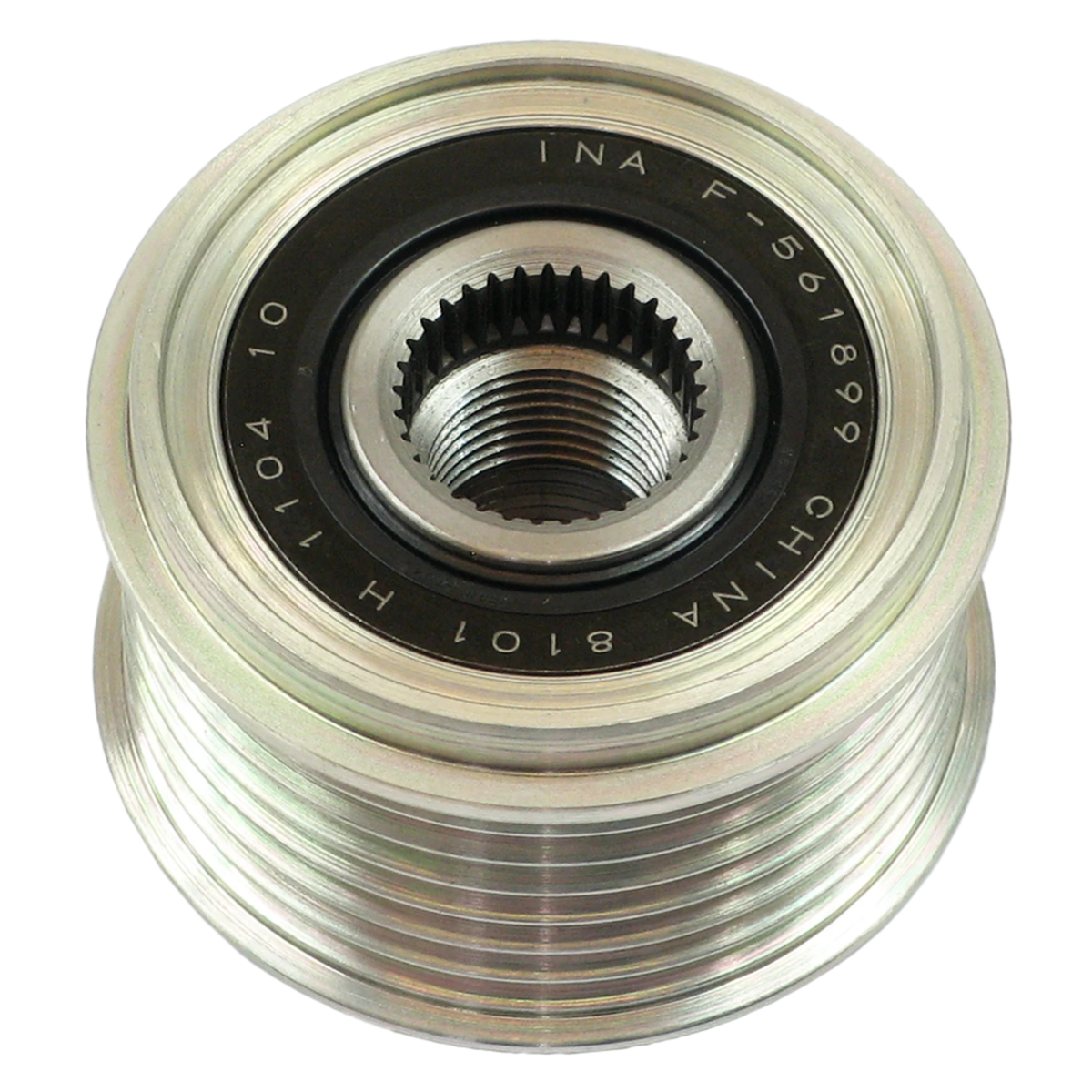 AFP5015(INA) Alternator freewheel pulley nissan mitsubishi 5350239 5350239000 535023910 F-561899 F-561899.01 F-587493 F561899 F561899.01 F56189901 F587493 INA 231504KJ0A 231504KJ0B 231515X21A 231515X21B 23150-4KJ0A 23150-4KJ0B 23151-5X21A 23151-5X21B NISSAN 333702 CARGO 
AFP5015 AS-PL