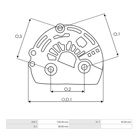 PC9003 Alternator plastic cover iskra mahle letrika AS-PL APC9003 ELECTROLOG COA7908 11203065 11.203.065 JOHN DEERE MERCEDES CLAAS DEUTZ KHD 11204149 11.204.149 MERCEDES MAN DEUTZ AS-PL A9190 A9222 VOLVO JOHN DEERE 6020, 6120, 6220, 6320, 6420, 6620, 6820 4045 6068 MERCEDES-BENZ Mercedes CLAAS Jaguar 850 OM457LA DEUTZ KHD MERCEDES-BENZ Atego, Axor, Actros, Cito, Citaro  MAN TGL, TGM D0834, D0836 DEUTZ VOLVO