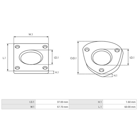 ARS3018 Alternator Bearing Cover