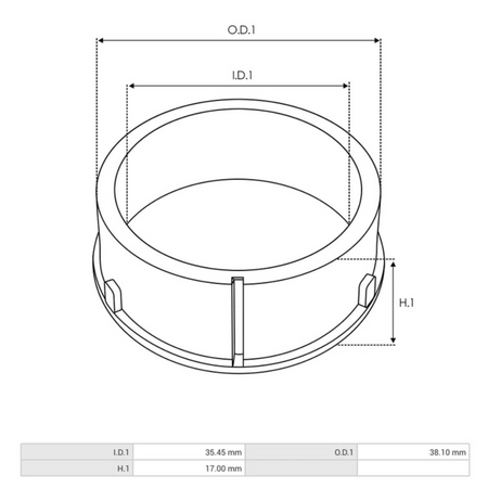 ABEC0008 Alternator Bearing Cap Bosch alternator