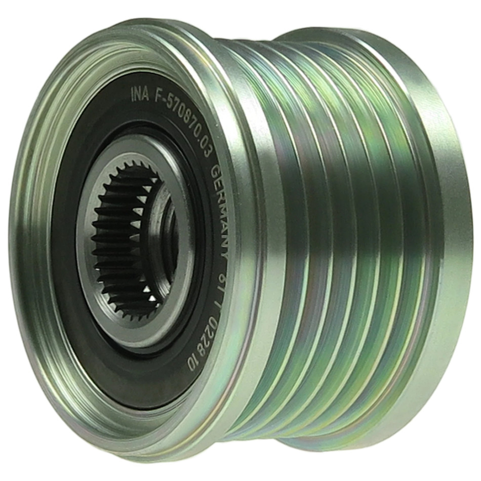 INA AFP5032 Alternator freewheel pulley MAZDA AFP5032(INA) CARGO 333704 F032333704 IKA 3 5507 0 3.5507.1 INA 5350247000 535024710 F-570870 F-570870.01 F-570870.02 F-570870.03 MAZDA SH01-18-330 SH1A-18-330 RUVILLE 57081 VISNOVA 87-42-29 ZEN ZN5652 CASCO CCP90290AS CCP90290GS 
ELECTROLOG PUL5115 ERA 219195 
GHIBAUDI P0224 KRAUF APM0870 
KUHNER 885543M PSH 051.000.208.810 REAL 23058092BN 23058092OE SANDO SCP90290.0 SCP90290.1 TRANSPO 24-83312 
WOODAUTO INA535024710 SH0118300 SH1N18300