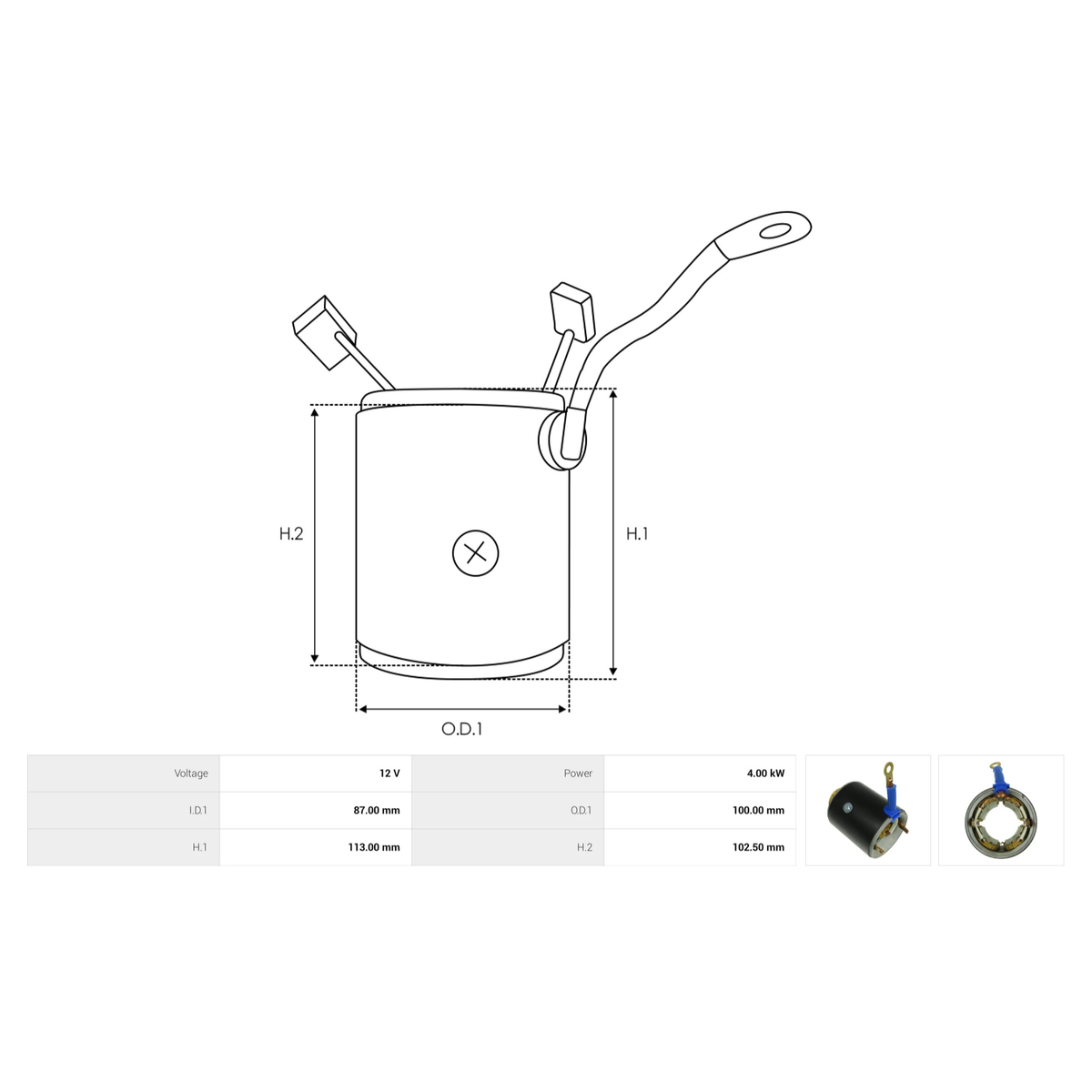 SF6023S Starter stator