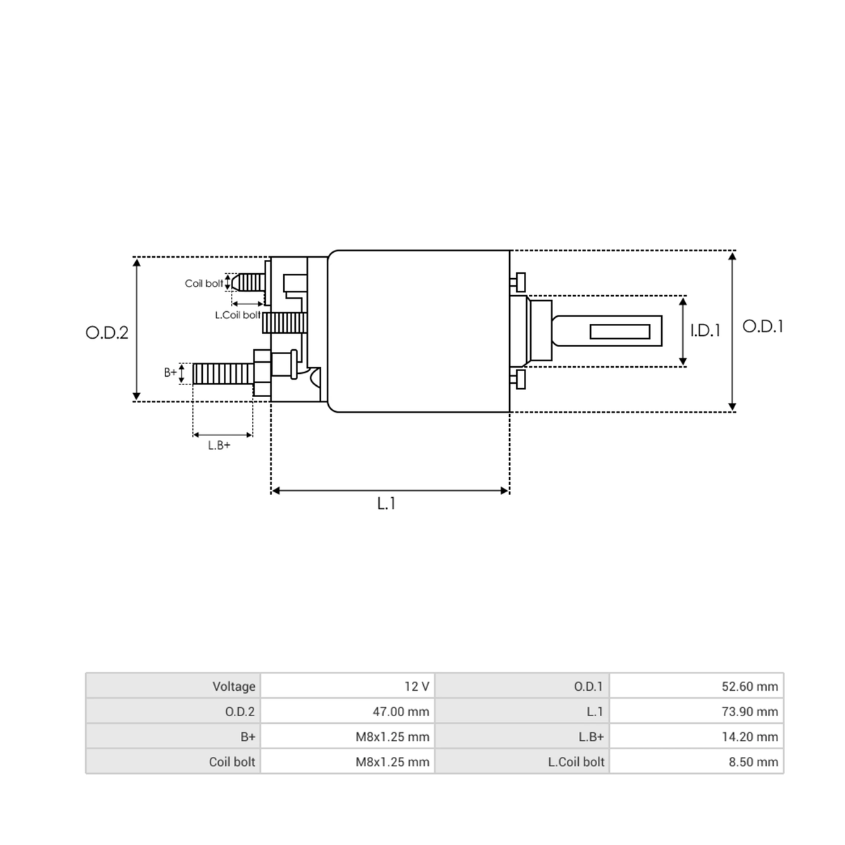 SS1049(DELCO) Starter solenoid
