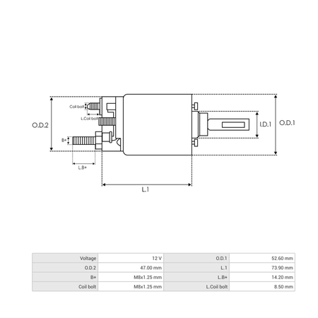 SS1049(DELCO) Starter solenoid
