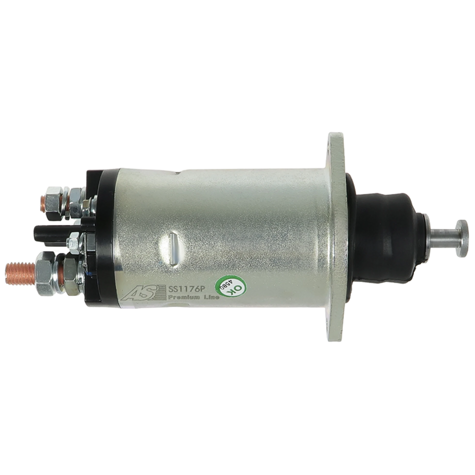 SS1176P Starter solenoid Delco 24v 10461470 1987BE2003 BOSCH 231800 F032231800 CARGO 10457368 DELCO 4.6321.9 4 6321 9 IKA GEBE 940113050305 AME0305 MAGNETI MARELLI 0011523610 A0011523610 MERCEDES ZM815 ZM-815 ZM CSO60609AS CASCO 227800 ERA E9210 GHIBAUDI SSD1800 KRAUF 1010101 81010101 POWERMAX 054.000.152.036 054.000.152.590 PSH 054000152036 054000152590 20309906BN REAL SSO60609.0 SANDO ELE626090A SIOM SND1782 WOOSND1782 WOODAUTO 
DELCO 10461470 10479626