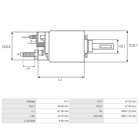 SS3079(VALEO) Starter Solenoid Valeo D7E27 D7E47 8200266777A TS10E3 8200266777B 8200266777C TS12E9 233003329R 12V starters