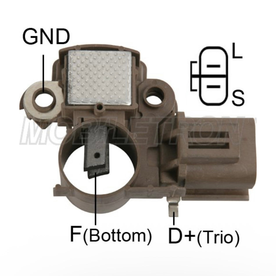 VR-H2009-23 Alternator voltage regulator Mobiletron VR-H2009-23 VRH200923 Mitsubishi A866X08472 Nissan 2321558S10 Mitsubishi A5R41592 A5T41592 A5T41592B Nissan 2310053A10 2310053A11