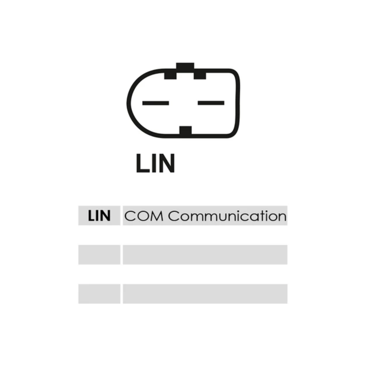 Lin pin alternator 12V