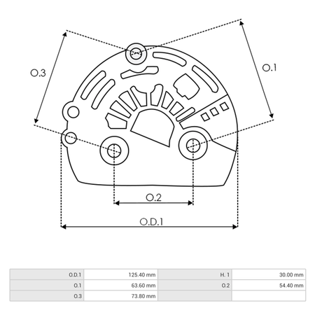 APC0002 Alternator plastic cover