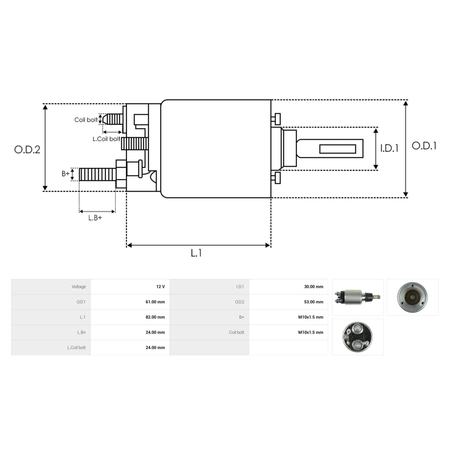 SS0183P Starter solenoid