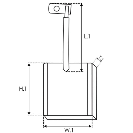 bsx44 4 bosch starter brushes